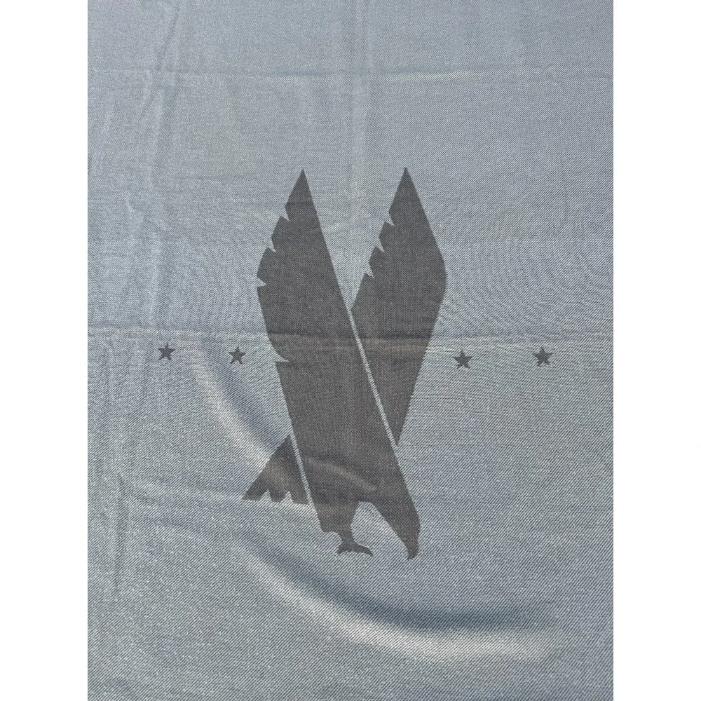 American Airlines Cabin Blanket Throw Eagle Stars John Horsfall Made in England